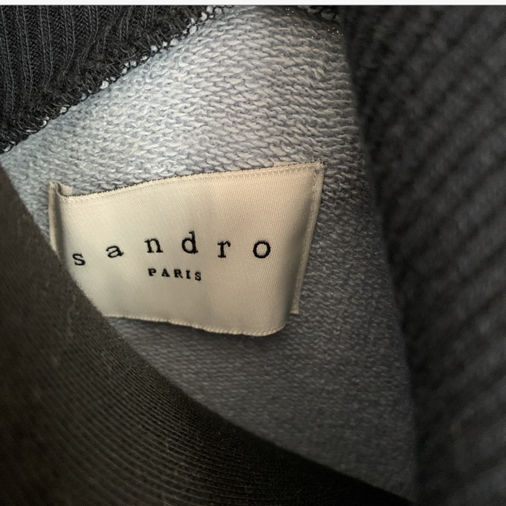 🚫SOLD❌ Sandro Paris Blue Turtleneck Sweatshirt - Picture 4 of 7